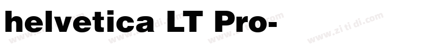 helvetica LT Pro字体转换